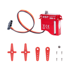 KST SV08-12 SHV 8.0Kgf.cm 0.09sec/60° Coreless Metal Gear Micro Servo for RC Helicopters & Gliders