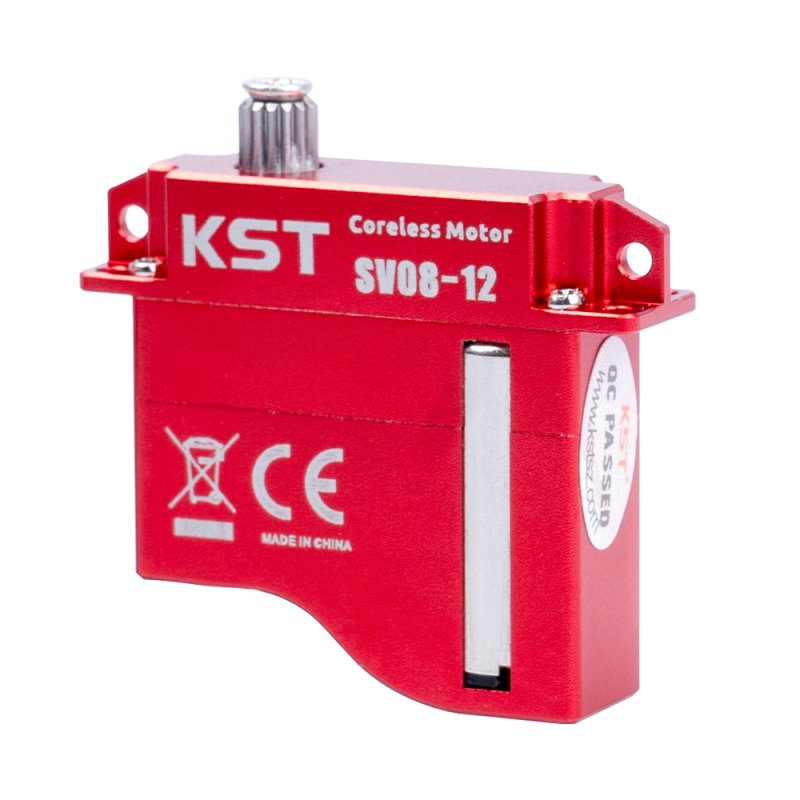 KST SV08-12 SHV 8.0Kgf.cm 0.09sec/60° Coreless Metal Gear Micro Servo for RC Helicopters & Gliders