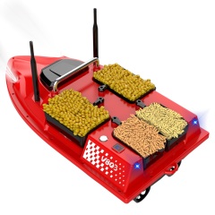 Flytec V803 500m Four Hoppers Independently Control Load Capacity 3kg Dual Motor System RC Fishing Bait Boat