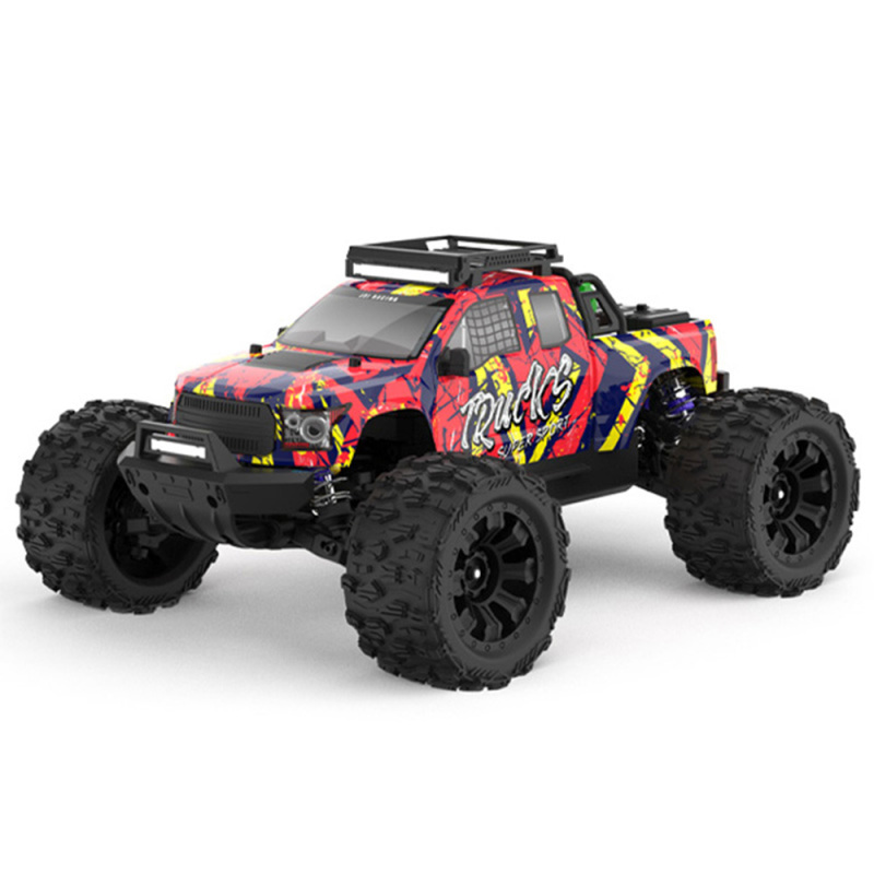 JIUSI PT14R  50mph Brushless 4WD Waterproof Remote Control Car 1/14 RC Monster Truck  with 3S Battery RTR