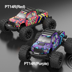 JIUSI PT14R  50mph Brushless 4WD Waterproof Remote Control Car 1/14 RC Monster Truck  with 3S Battery RTR
