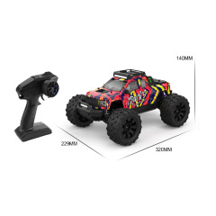 JIUSI PT14R  50mph Brushless 4WD Waterproof Remote Control Car 1/14 RC Monster Truck  with 3S Battery RTR