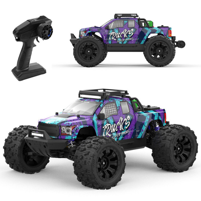 JIUSI PT14R  50mph Brushless 4WD Waterproof Remote Control Car 1/14 RC Monster Truck  with 3S Battery RTR