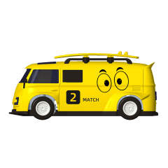 LDARC V64 1/64 2.4G RWD MIni RC Race Van Car