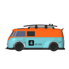 LDARC V64 1/64 2.4G RWD MIni RC Race Van Car
