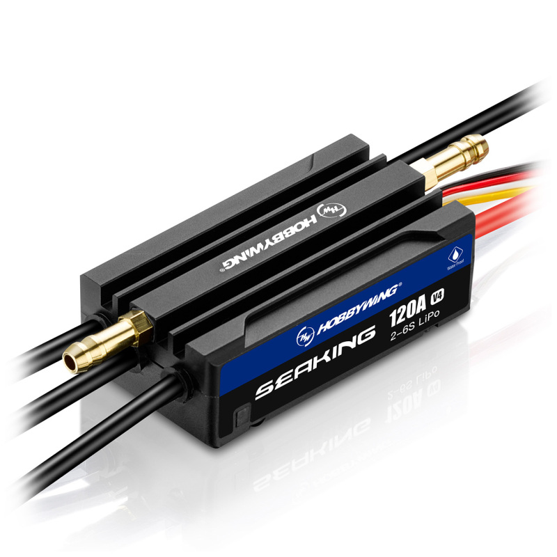 Hobbywing Seaking 120A / 90A / 60A / 30A V4 IP67 Waterproof Brushless ESC for RC Boat