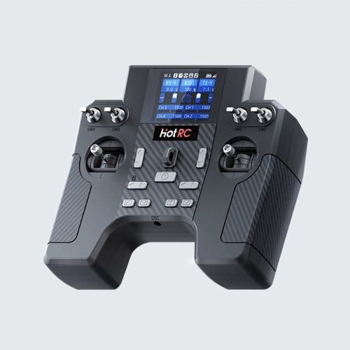 HOTRC DS-600 6CH 2,4 GHz transmisor de sistema de Radio DS600 control remoto con receptor F-06A