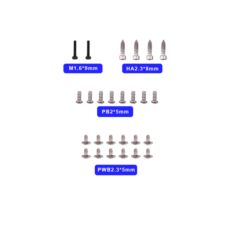 RadioMaster T8L Radio Screw Pack