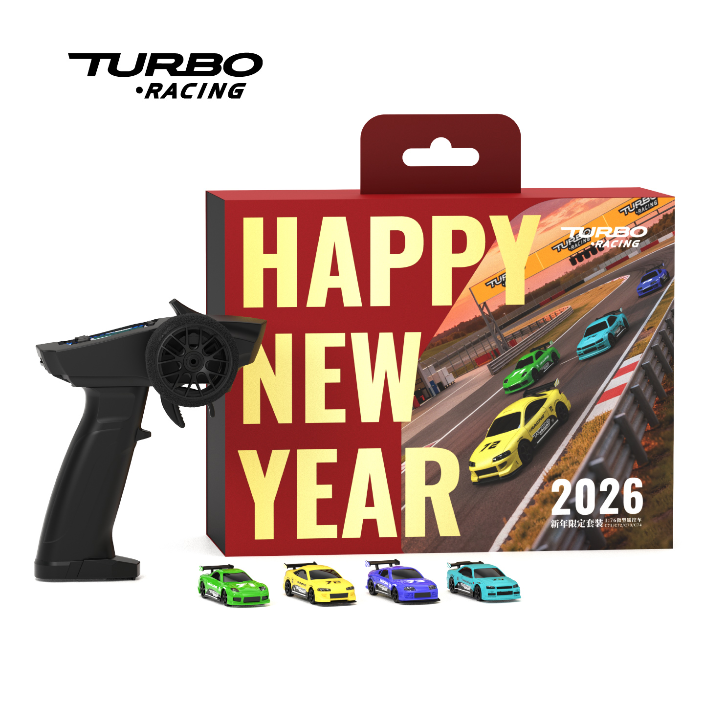 Turbo Racing 2026 Combo C71 C72 C73 C74 1:76 Scale RC Sports Car RTR ...