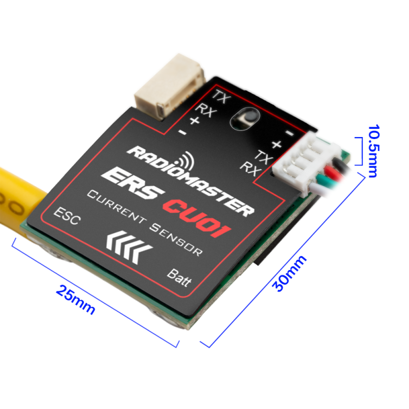 RadioMaster ERS-CU01  Real-Time Current Sensor for compatible ExpressLRS PWM Receivers