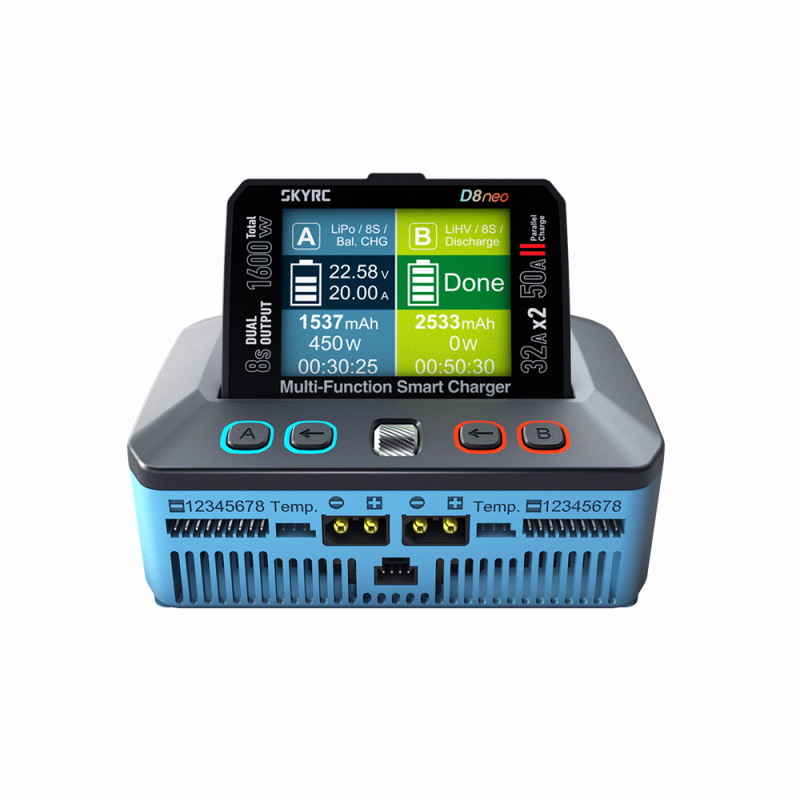 SkyRC D8neo 1600W Multi-Function Smart Charger