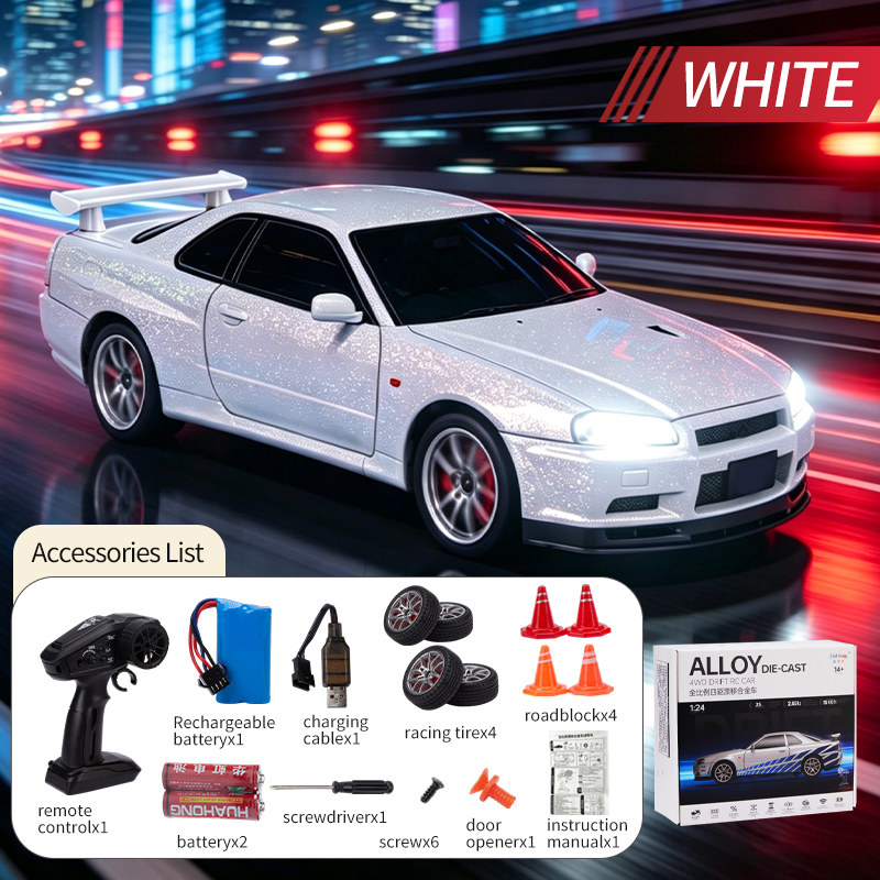 1:24 Scale Die-cast RC Car Toys