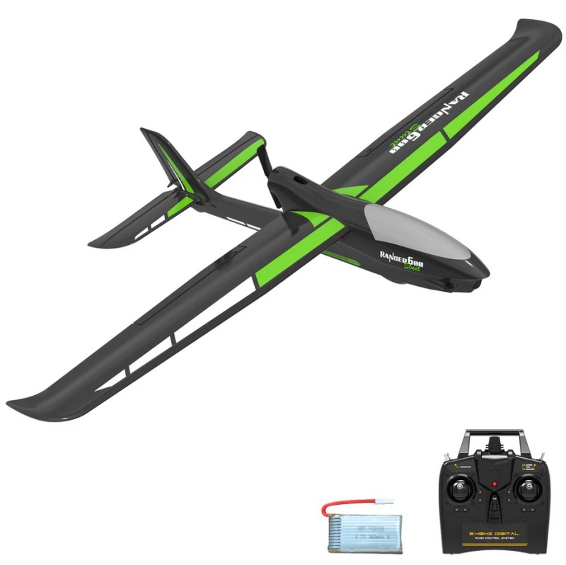 Volantex Ranger600 761-2  600mm Pusher RC Glider with Gyro RTF