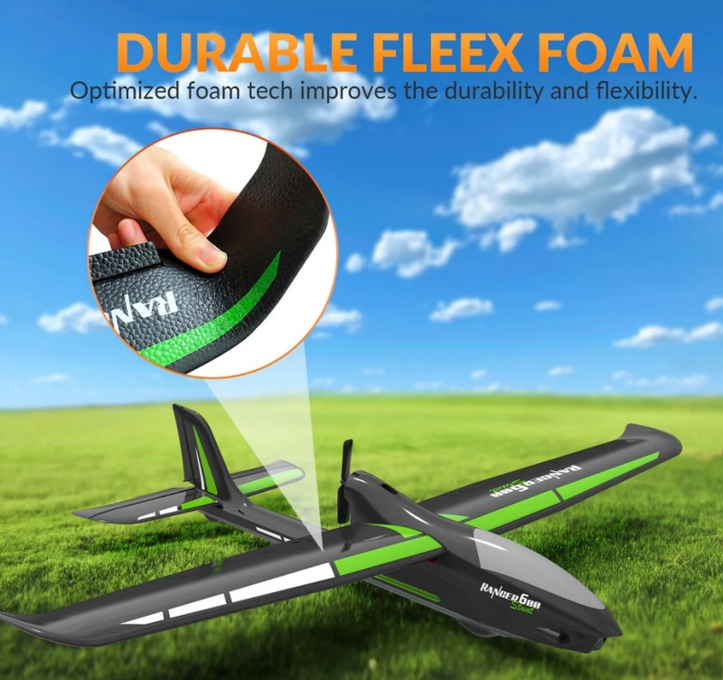 Volantex Ranger600 761-2  600mm Pusher RC Glider with Gyro RTF