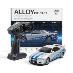 1:24 Scale Die-cast 4WD Drive RC Drift Car Toys