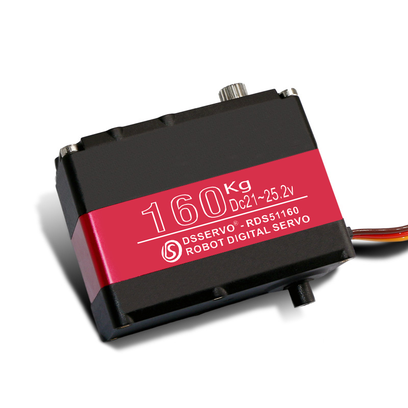 DSSERVO RDS51160-24V 185kg.cm 0.19sec/60 High Torque  Dual Shaft Digital RC Servos for Robotics