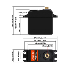 DSSERVO DS3120 25kg.cm 0.17sec/60 Digital RC Servos for RC Cars