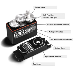 DSSERVO BLS3355 51kg.cm 0.11sec/60 Digital Brushless RC Servos for RC Cars and Robotics