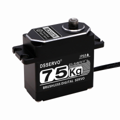 DSSERVO BLS3375 82kg.cm 0.14sec/60 IP68 Waterproof Digital Brushless RC Servos for RC Cars and Robotics