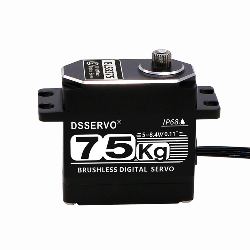 DSSERVO BLS3375 82kg.cm 0.14sec/60 IP68 Waterproof Digital Brushless RC Servos for RC Cars and Robotics
