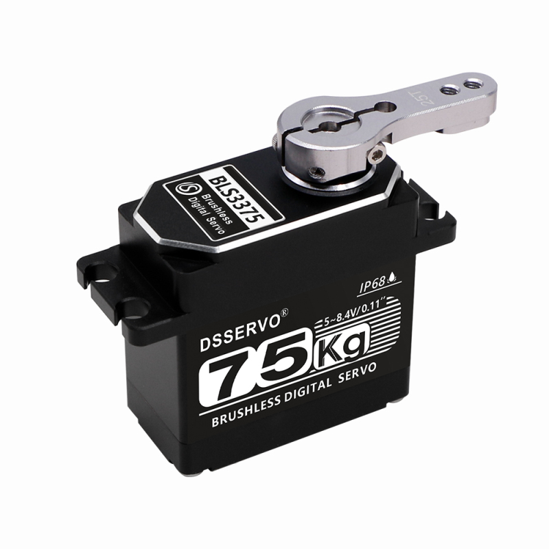 DSSERVO BLS3375 82kg.cm 0.14sec/60 IP68 Waterproof Digital Brushless RC Servos for RC Cars and Robotics