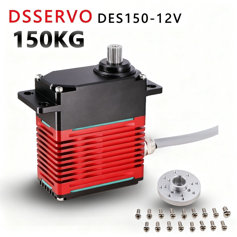 DSSERVO DES150 420kg/cm  0.16sec/60° 12V/24V High-Torque Digital Industrial Brushless Servo