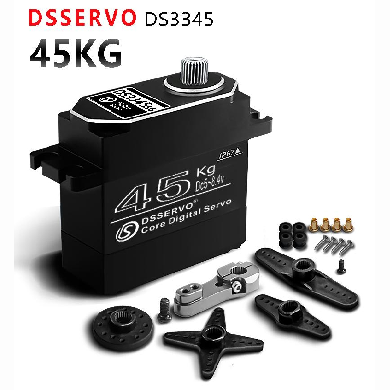 DSSERVO DS3345 45KG Full Metal Case High Torque Waterproof Digital Servo for RC Airplane Parts