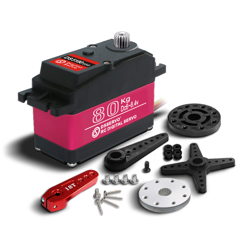 DSSERVO DS5180 HV 85kg 0.15sec/60° Metal Gear Digital Servo For 1/5 RC Car Baja Car