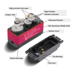 DSSERVO DS51150-12V HV 173kg 0.19sec/60° Metal Gear Digital Servo For 1/5 RC Car Baja Car