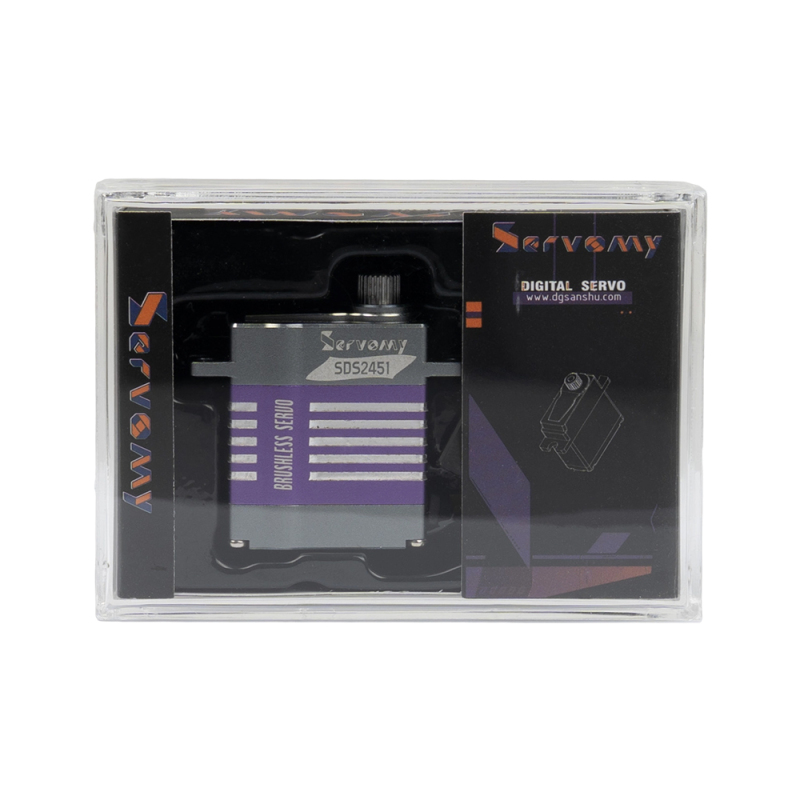 ServoMy SDS2451 9.5Kgf.cm 0.06sec/60° HV Brushless Micro Servo for RC Aircraft, RC Helicopters, RC Cars and Robotics