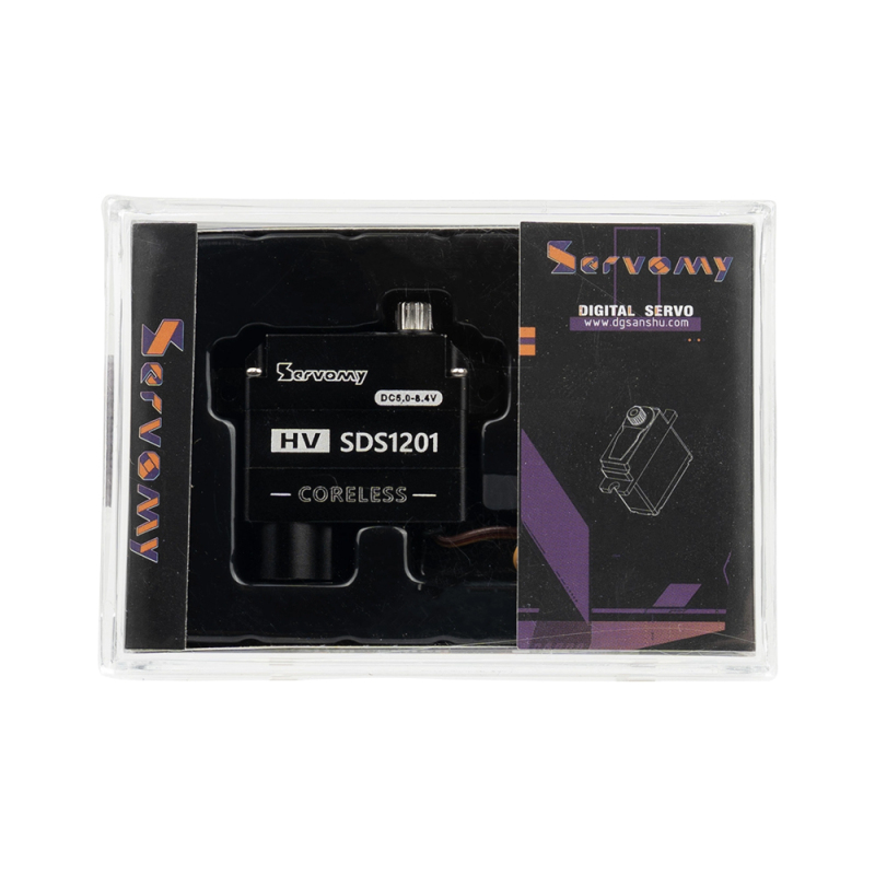 ServoMy SDS1201 3.0Kgf.cm 0.07sec/60° HV Coreless Micro Servo for High-performance RC Planes and Gliders
