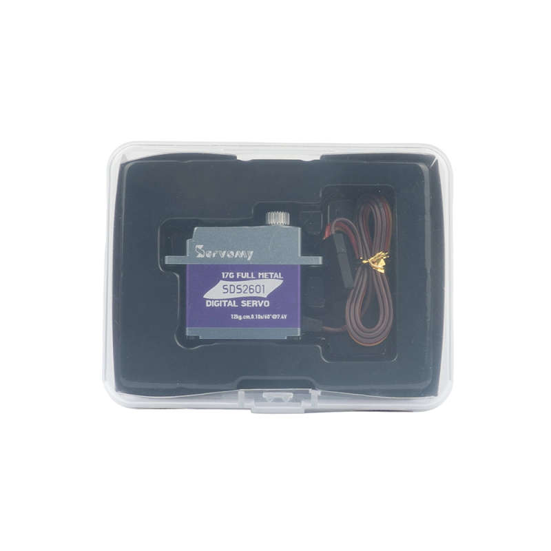 ServoMy SDS2601 14.0Kgf.cm 0.09sec/60° Coreless Mini Servo for RC Aircraft, RC Cars and Robotics