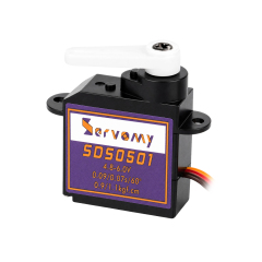 ServoMy SDS0501 2.6Kgf.cm 0.06sec/60° Coreless Micro Servo for  Small Size Electric RC Planes and Gliders
