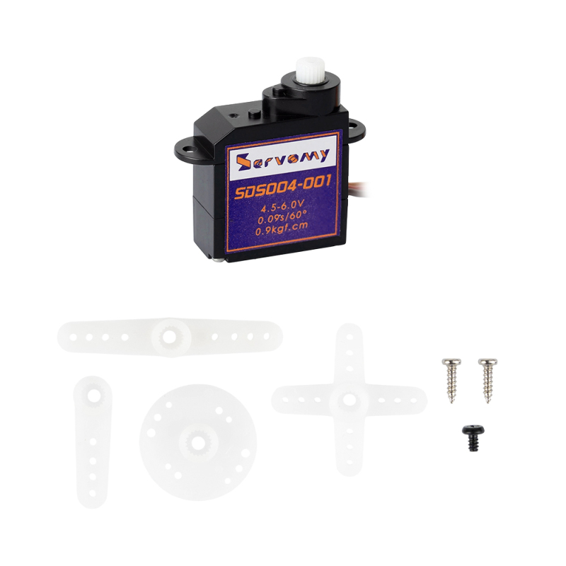ServoMy SDS004-001 1.1Kgf.cm 0.07sec/60° Coreless Micro Servo for Small Size Electric RC Planes and Gliders