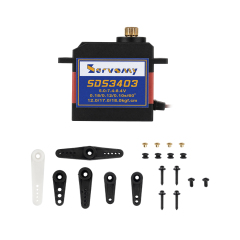ServoMy SDS3403 18.0Kgf.cm 0.10sec/60° Coreless Standard Servo for RC Aircraft, RC Cars, RC Boats and Robotics