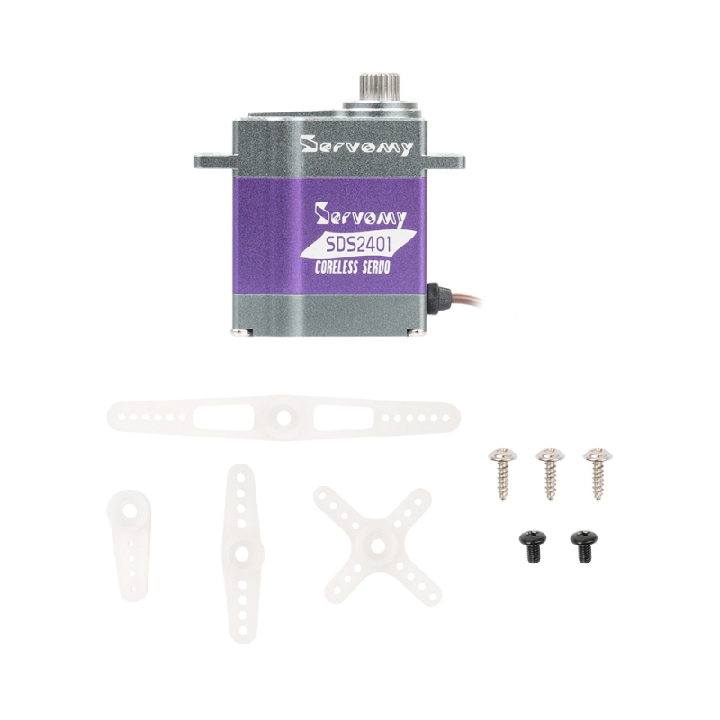 ServoMy SDS2401 10.5Kgf.cm 0.07sec/60° Coreless Micro Servo for RC Aircraft, RC Helicopters, RC Cars and Robotics