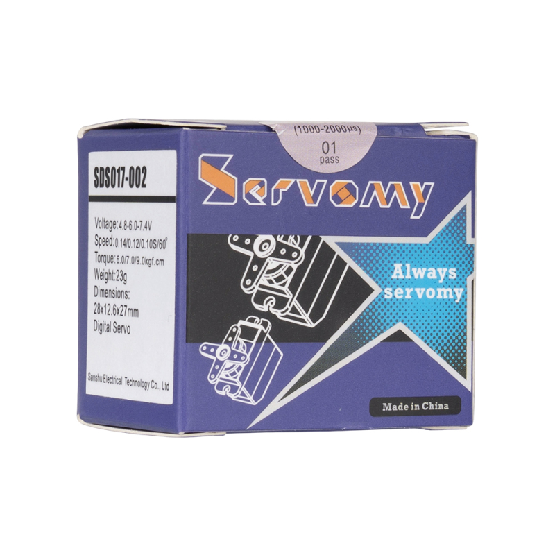ServoMy SDS017-002 10.5Kgf.cm 0.09sec/60° Micro Servo for  RC Aircraft, RC Cars and Robotics