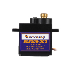 ServoMy SDS009-002 3.2Kgf.cm 0.12sec/60° Micro Servo for  RC Aircraft, RC Cars and Robotics