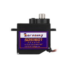 ServoMy SDS1601 7.5Kgf.cm 0.07sec/60° Coreless Micro Servo for  RC Aircraft, RC Cars and Robotics