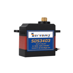 ServoMy SDS3403 18.0Kgf.cm 0.10sec/60° Coreless Standard Servo for RC Aircraft, RC Cars, RC Boats and Robotics