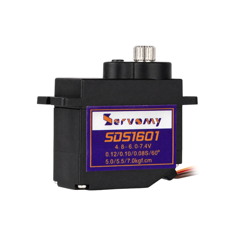 ServoMy SDS1601 7.5Kgf.cm 0.07sec/60° Coreless Micro Servo for  RC Aircraft, RC Cars and Robotics