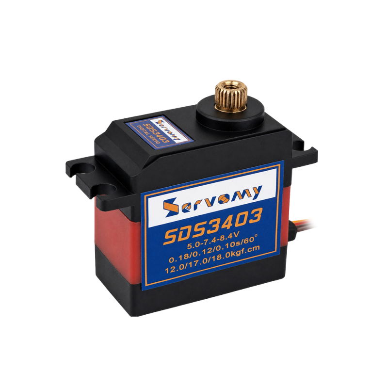ServoMy SDS3403 18.0Kgf.cm 0.10sec/60° Coreless Standard Servo for RC Aircraft, RC Cars, RC Boats and Robotics