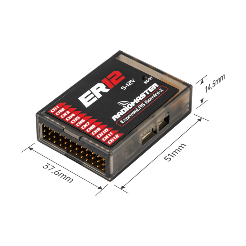 RadioMaster ER12 PWM Dual-Band GEMINI and GEMINI-X Receiver
