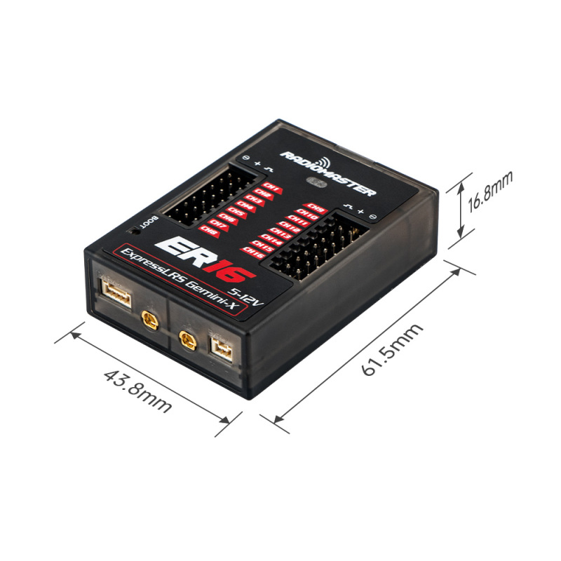 RadioMaster ER16 PWM Dual-Band GEMINI and GEMINI-X Receiver