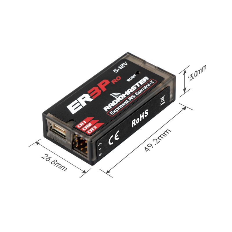 RadioMaster ER3 PRO PWM  Dual-Band GEMINI and GEMINI-X Receiver
