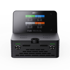 ISDT  F400 400W AC/DC 4‑Channel Smart LiPo Balance Battery Charger  Discharge for FPV Drone RC Car Helicopter