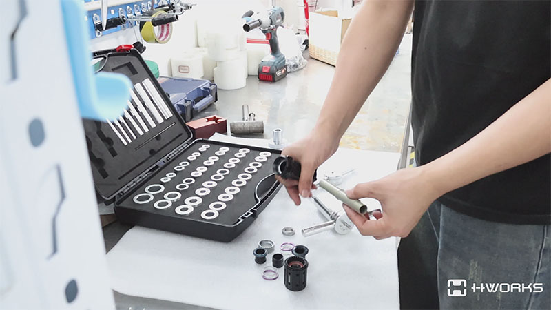 Entfernung der Achse