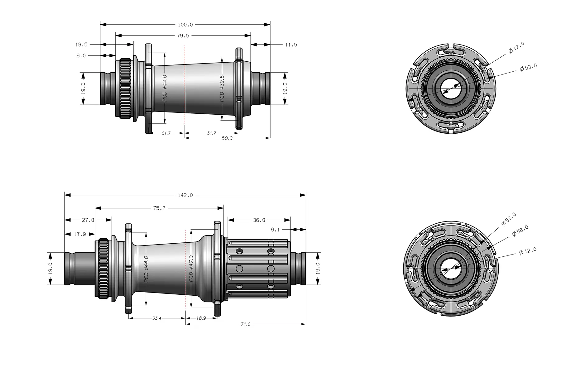 B306 Bicycle Hub Structure