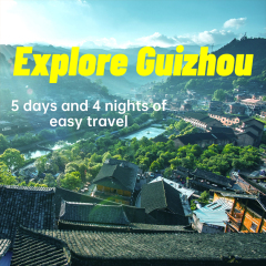 Attractive Guizhou 5 days 4 nights low-cost in-depth tour / Thousand Huts Miao Village / Huangguoshu Waterfall