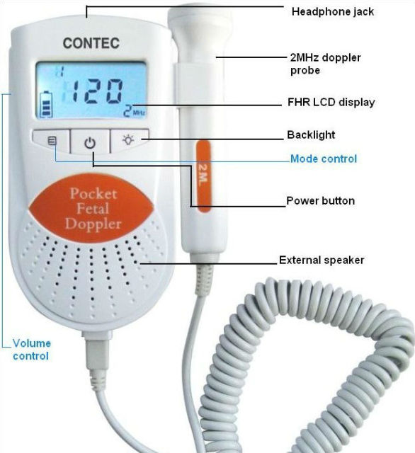 Baby Heart Monitor Fetal Doppler